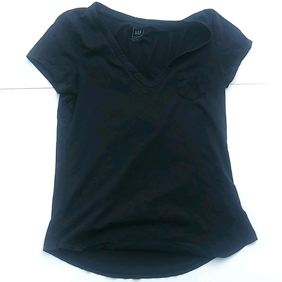 Navy Blue XS Gap Vintage Wash V Neck Tee - Picture 1 of 1